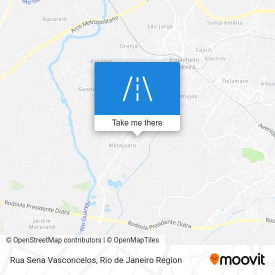 Rua Sena Vasconcelos map