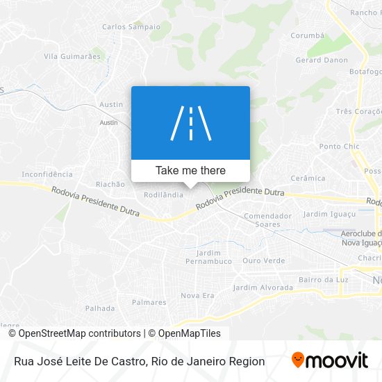 Rua José Leite De Castro map