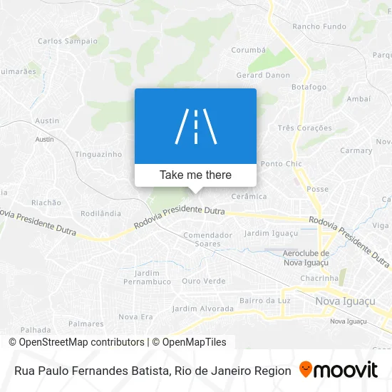 Rua Paulo Fernandes Batista map