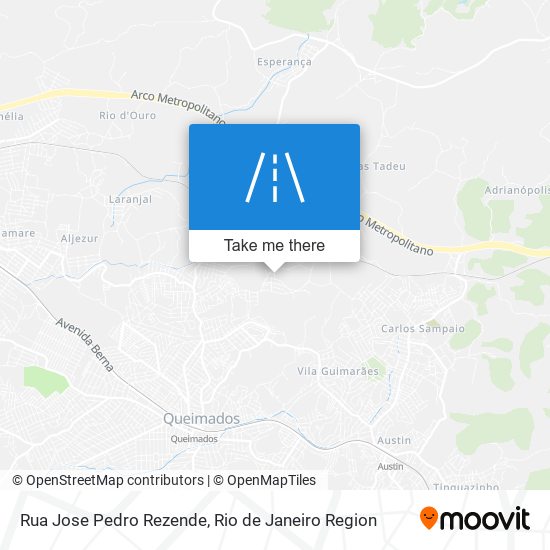 Rua Jose Pedro Rezende map