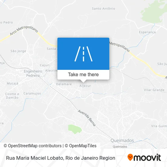Rua Maria Maciel Lobato map
