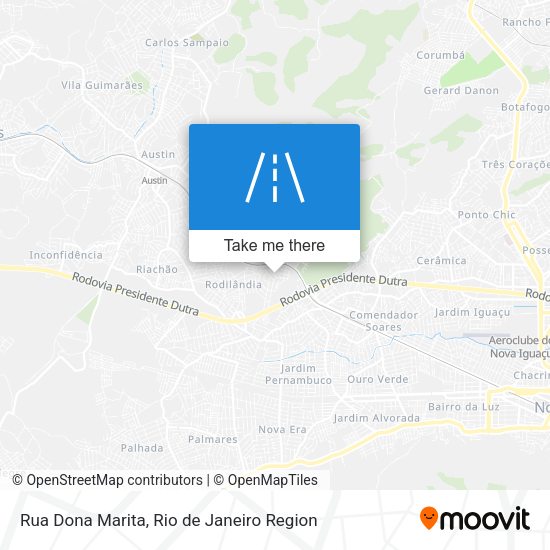 Rua Dona Marita map