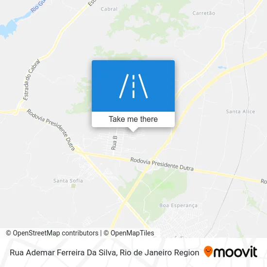 Rua Ademar Ferreira Da Silva map