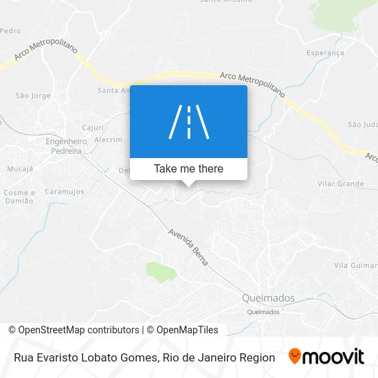 Rua Evaristo Lobato Gomes map