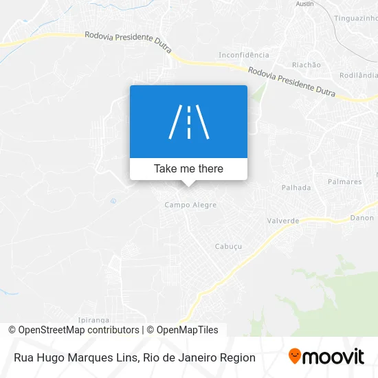 Rua Hugo Marques Lins map