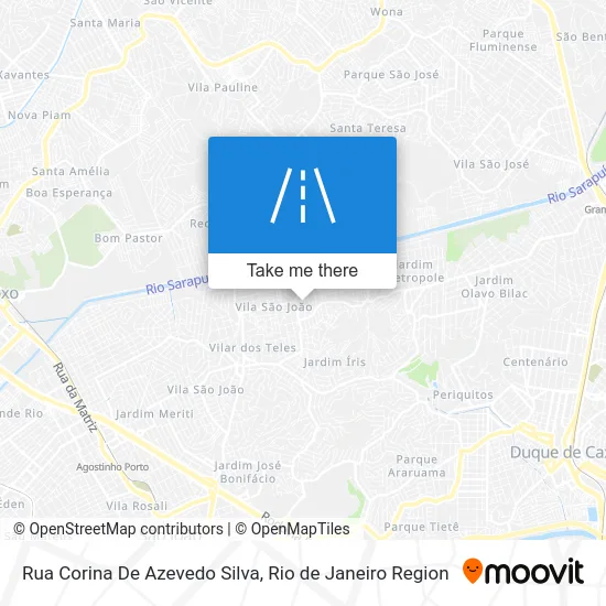 Rua Corina De Azevedo Silva map