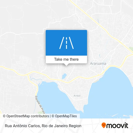 Rua Antônio Carlos map