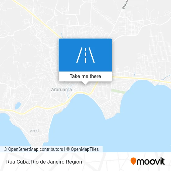 Rua Cuba map