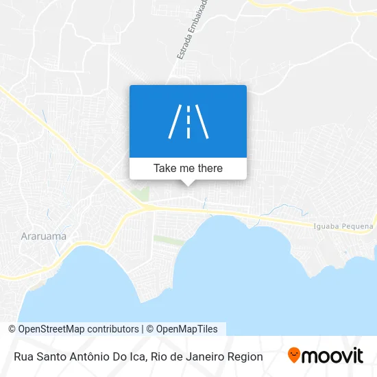 Rua Santo Antônio Do Ica map