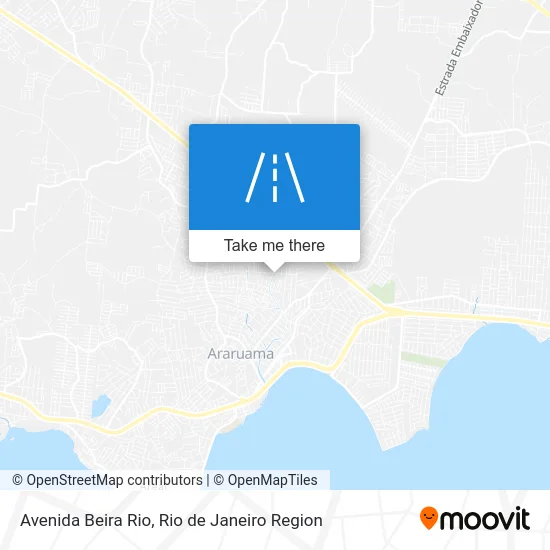 Avenida Beira Rio map