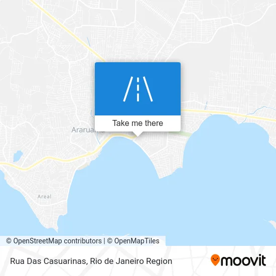 Rua Das Casuarinas map