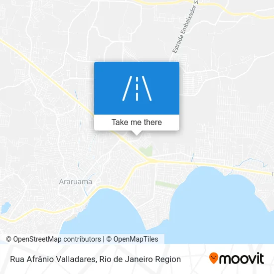 Rua Afrânio Valladares map