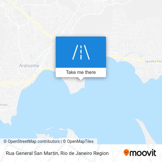 Rua General San Martin map