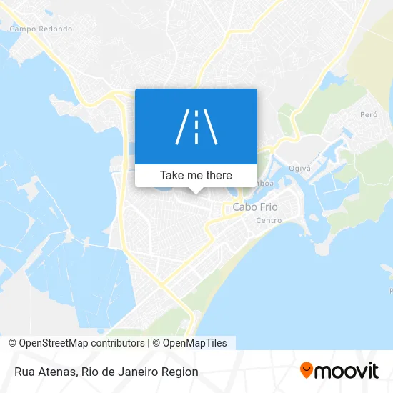 Rua Atenas map