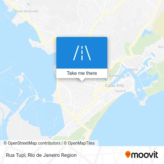 Rua Tupi map