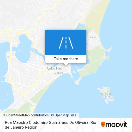 Rua Maestro Clodomiro Guimarães De Oliveira map