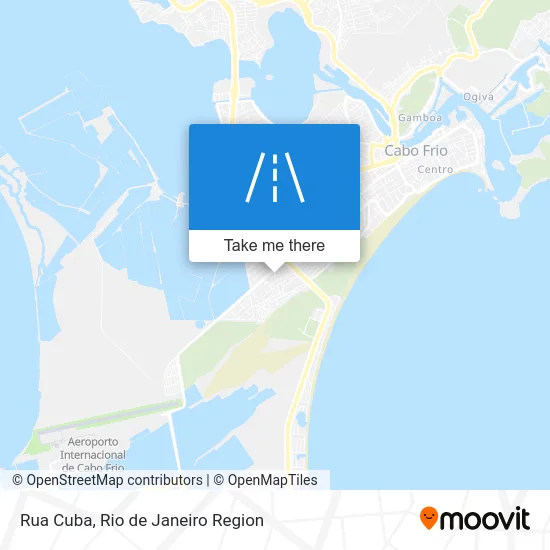 Rua Cuba map