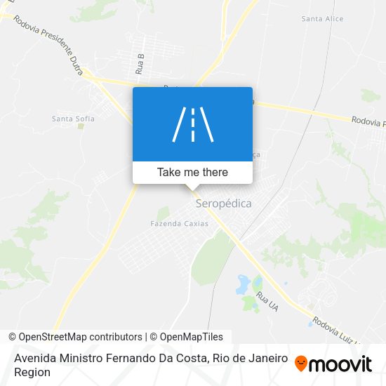 Avenida Ministro Fernando Da Costa map