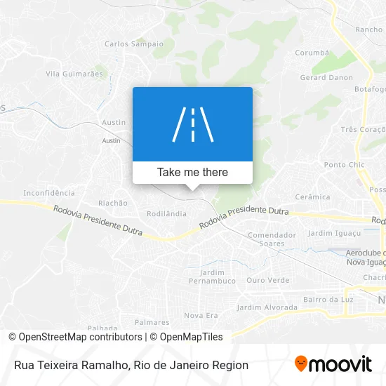 Rua Teixeira Ramalho map