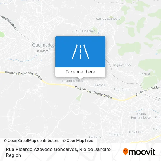 Rua Ricardo Azevedo Goncalves map