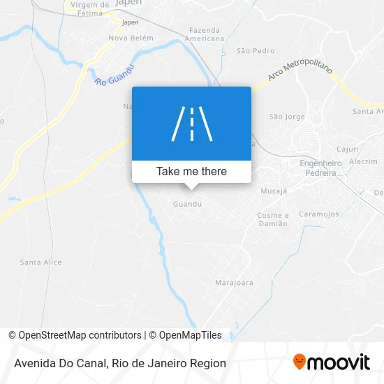 Avenida Do Canal map