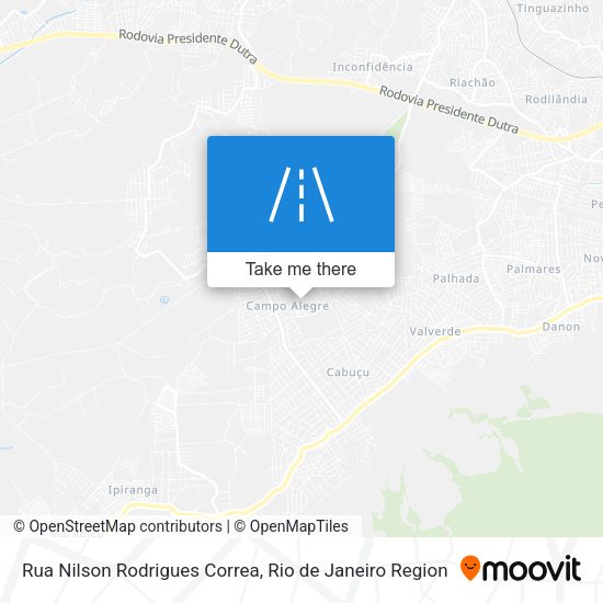Rua Nilson Rodrigues Correa map