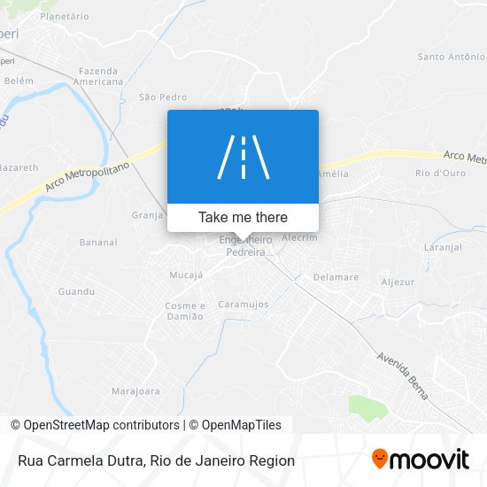Rua Carmela Dutra map