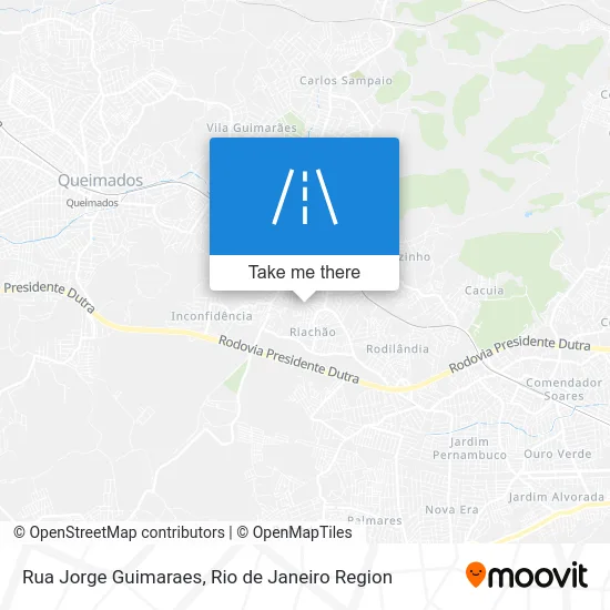 Rua Jorge Guimaraes map