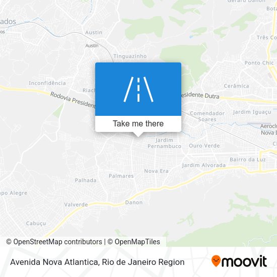 Avenida Nova Atlantica map