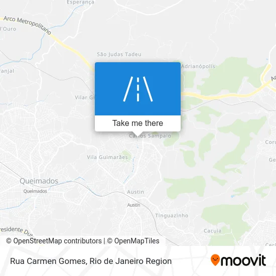 Rua Carmen Gomes map