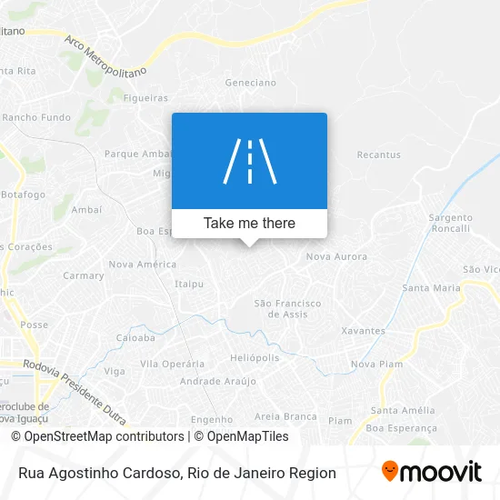 Rua Agostinho Cardoso map
