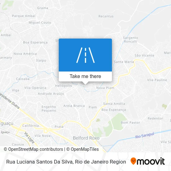 Rua Luciana Santos Da Silva map