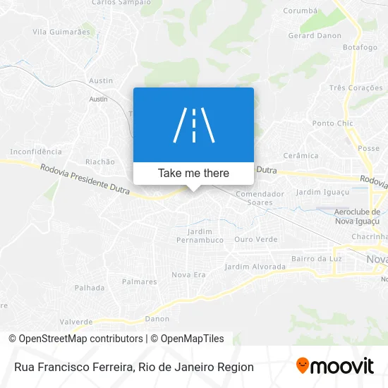 Rua Francisco Ferreira map