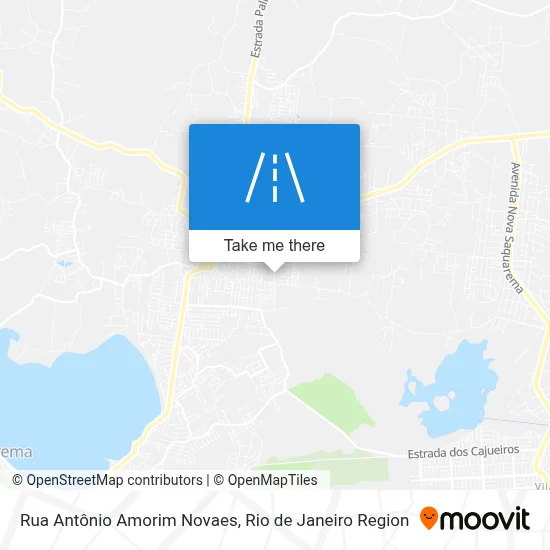 Rua Antônio Amorim Novaes map