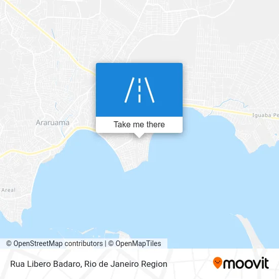 Rua Libero Badaro map