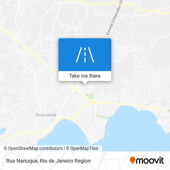 Rua Nanuque map