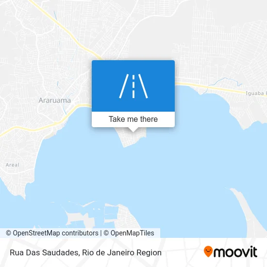 Rua Das Saudades map