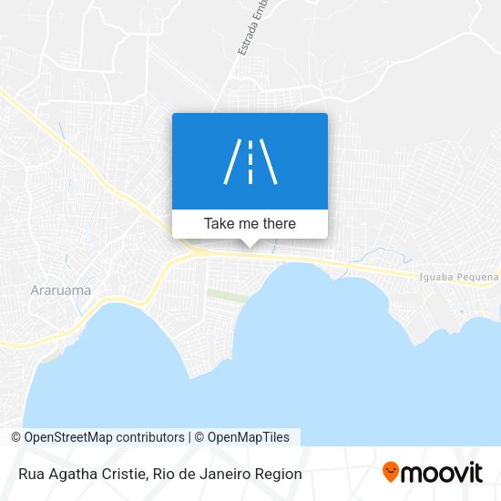 Rua Agatha Cristie map