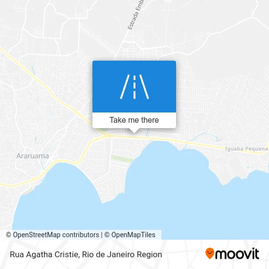 Rua Agatha Cristie map