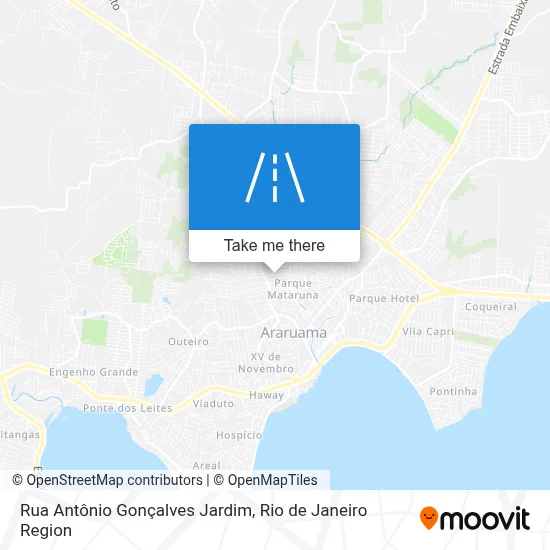 Rua Antônio Gonçalves Jardim map