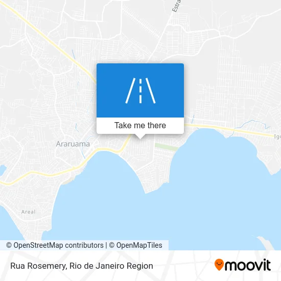Rua Rosemery map