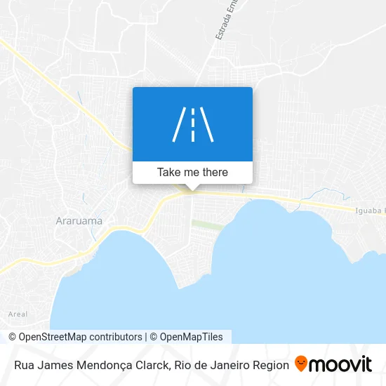 Rua James Mendonça Clarck map