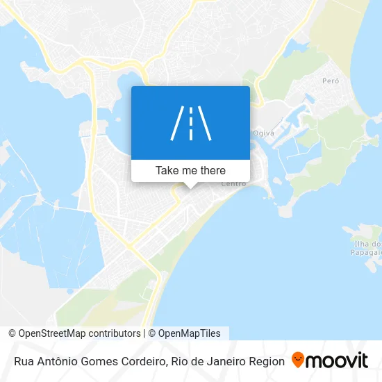 Rua Antônio Gomes Cordeiro map