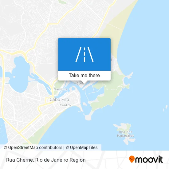 Rua Cherne map