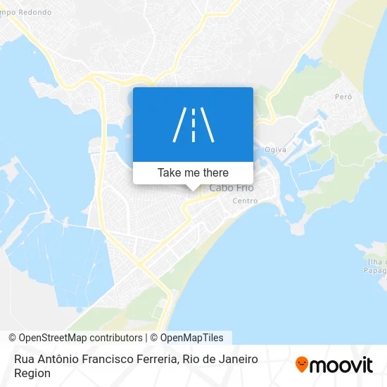 Rua Antônio Francisco Ferreria map