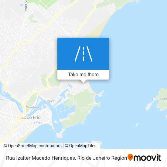 Rua Izalter Macedo Henriques map