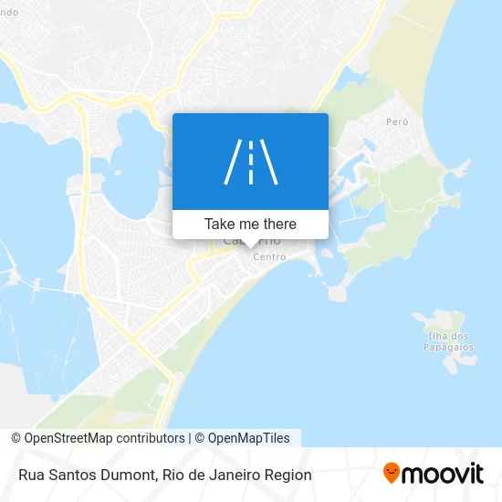 Rua Santos Dumont map