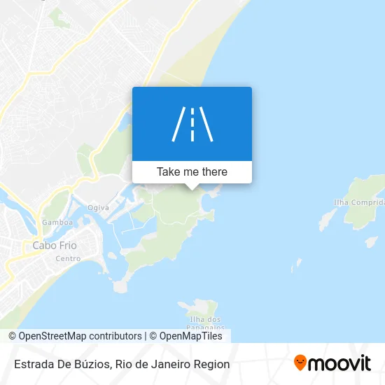 Estrada De Búzios map