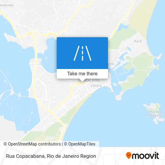 Rua Copacabana map