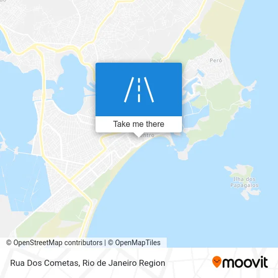 Rua Dos Cometas map